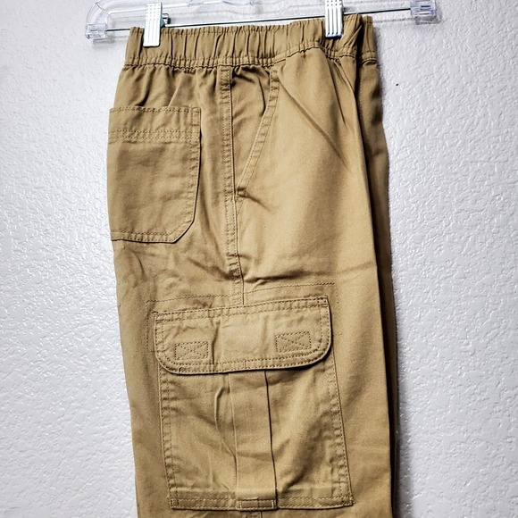 NWT ◇ The Children's Place ◇ Boy's Pull On Cargo Khaki Pants Flax Tan ◇ Size 10 - Picture 3 of 6